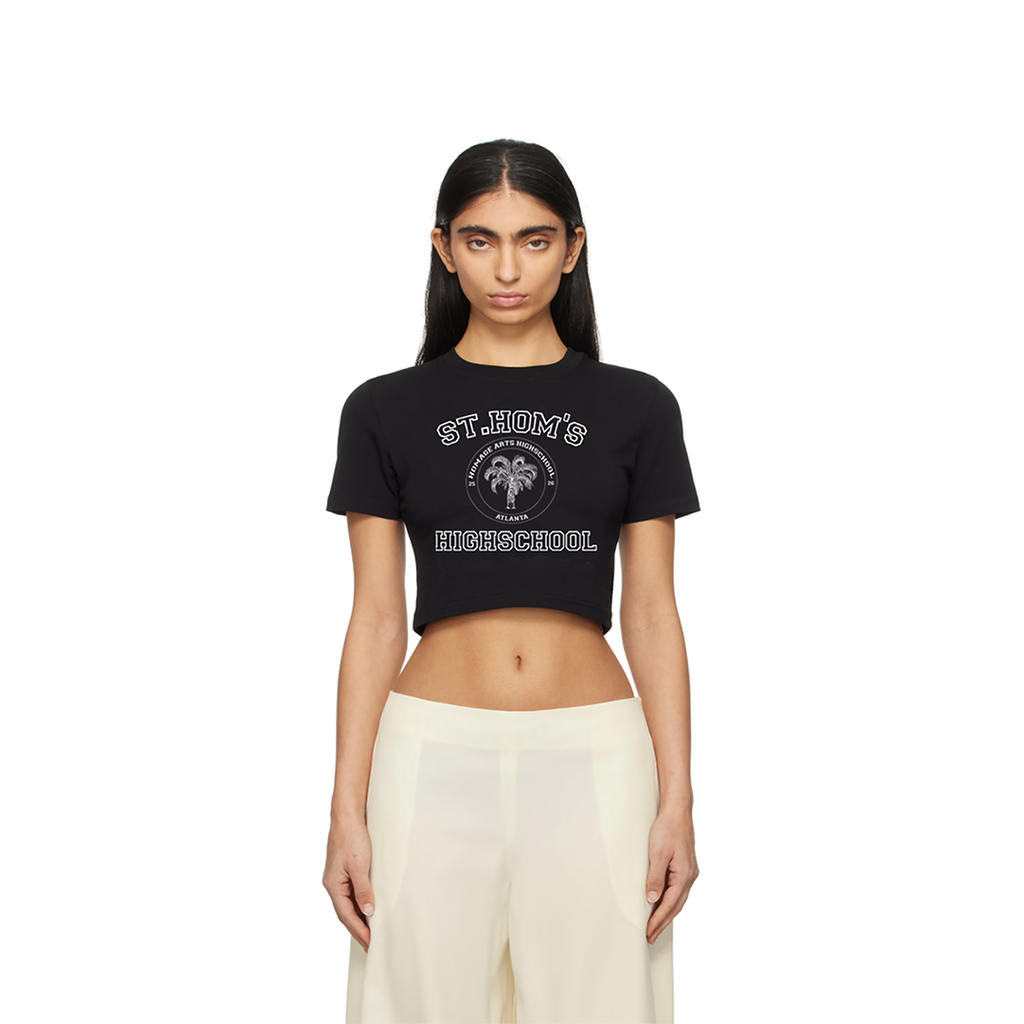“SCHOOL OF ART” CROP TOP