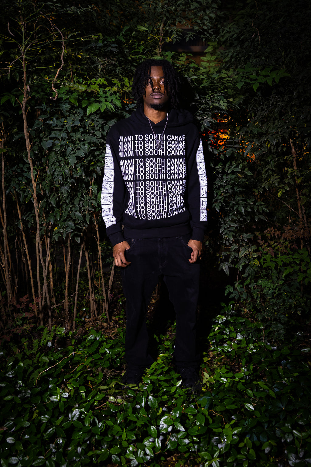 "MIAMI TO SOUTH CANARY" Pullover