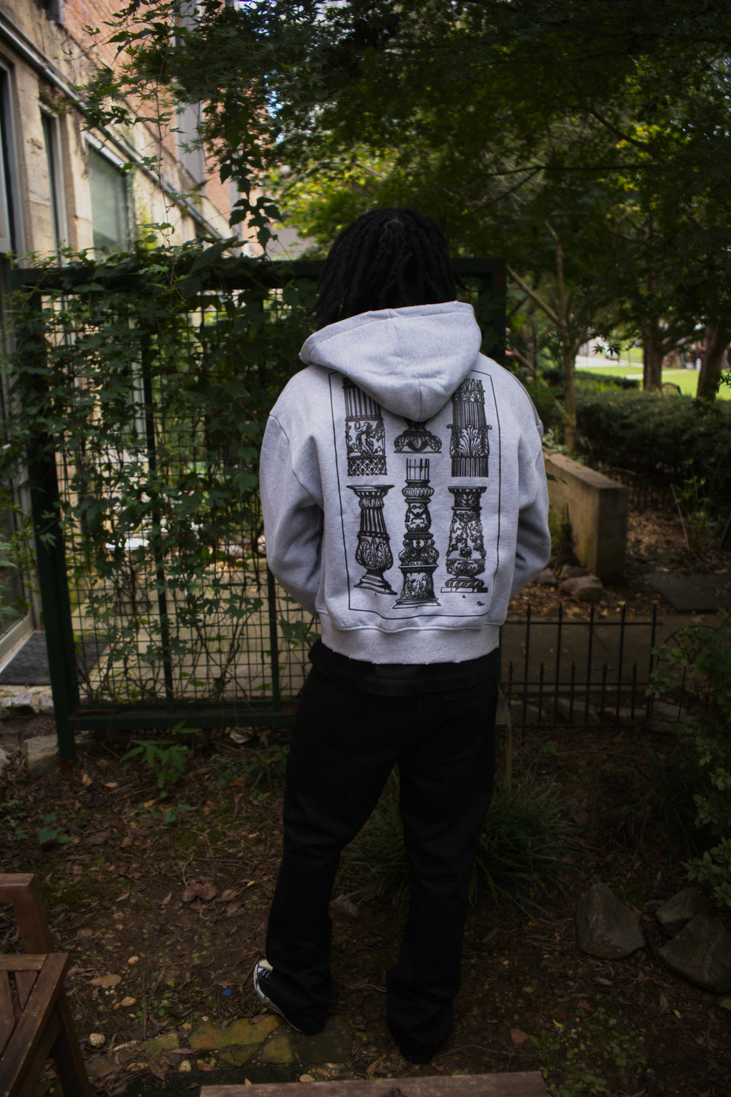 "LEVELS OF SCULPTURE" ZIP UP
